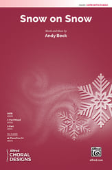 Snow on Snow SATB choral sheet music cover